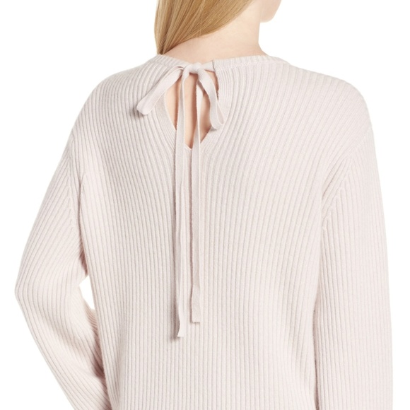 Nordstrom Sweaters - Nordstrom Cashmere Ribbon Tie Back Sweater